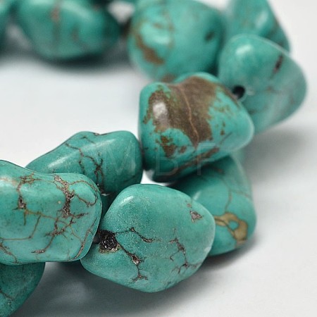 Dyed Synthetic Turquoise Bead Strands G-M139-11-B-1