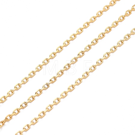 PVD Vacuum Plating 304 Stainless Steel Cable Chains CHS-D033-03G-02-1