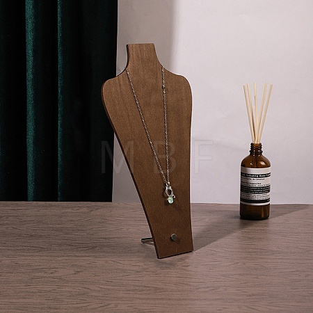 Vase Shaped MDF & Iron Pendant Necklace Jewely Display Stands NDIS-G008-01A-01-1