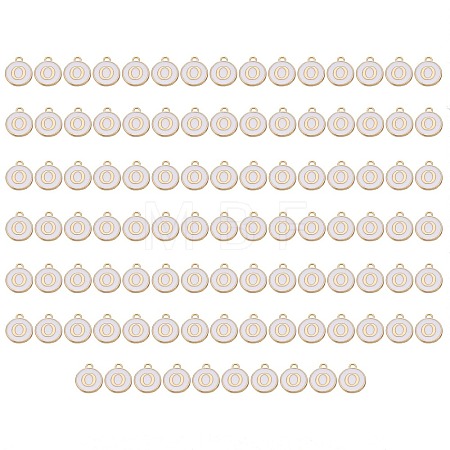 Golden Plated Enamel Alloy Charms ENAM-SZ0001-26A-O-1