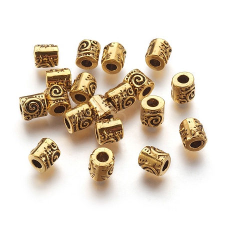 Tibetan Style Alloy Beads GLFH10235Y-NF-1
