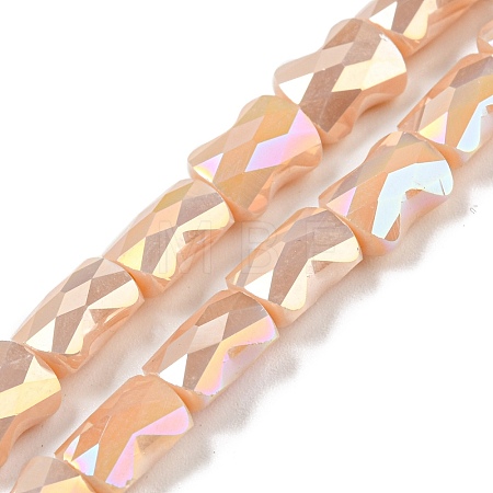 AB Color Plated Glass Beads Strands EGLA-P051-06B-B09-1