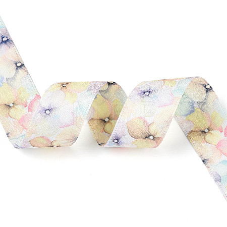Single Face Printed Polyester Satin Ribbon SRIB-T009-02A-03-1