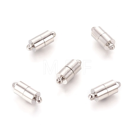 Brass Magnetic Clasps with Loops X-MC027-NF-1