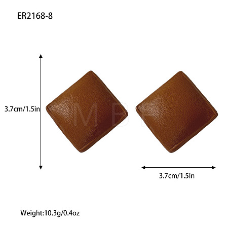 Imitation Leather Stud Earrings WG6FE73-03-1