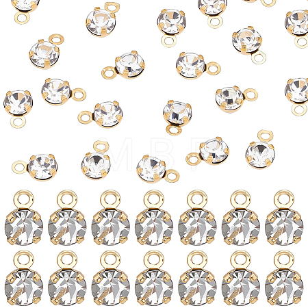 50Pcs Brass Pendants KK-BBC0025-91B-1