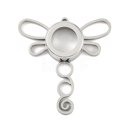 304 Stainless Stee Locket Big Pendants STAS-S132-13P-01-1