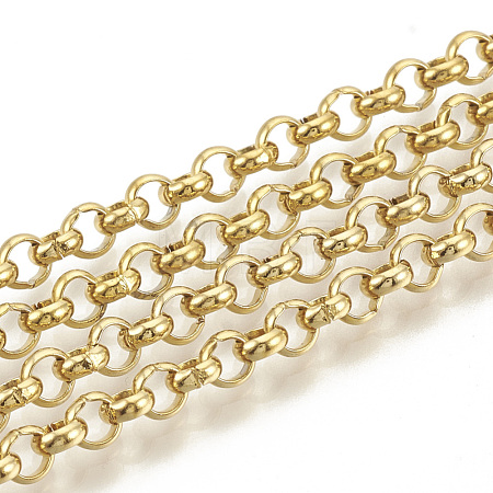 Ion Plating(IP) 304 Stainless Steel Rolo Chains CHS-S001-02C-1