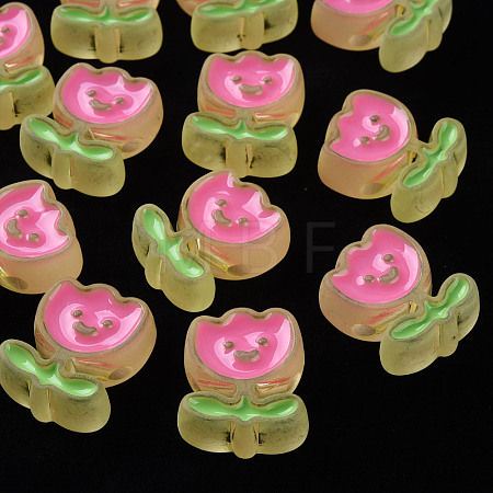 Transparent Acrylic Beads MACR-S374-03B-01-1