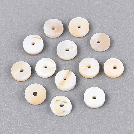 Natural Freshwater Shell Beads BSHE-T014-43A-1