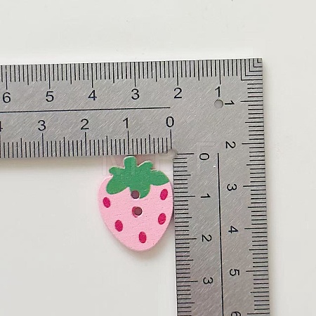 2-Hole Wooden Buttons WOOD-H106-25B-1