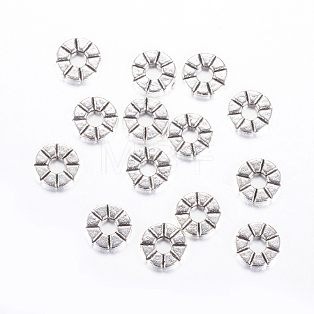 Tibetan Style Alloy Spacer Beads LF10461Y-1