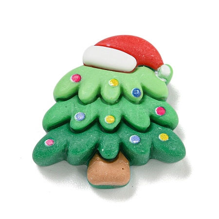Christmas Opaque Resin Decoden Cabochons RESI-U006-03D-1