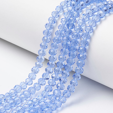 Glass Beads Strands X-EGLA-A034-T8mm-D14-1
