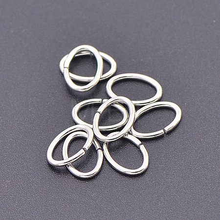 Non-Tarnish 304 Stainless Steel Open Jump Rings STAS-L236-07P-1