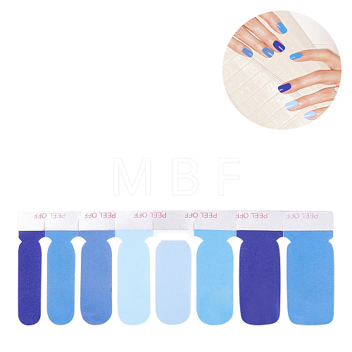 Solid Color Full Cover Best Nail Stickers MRMJ-T039-01U-1