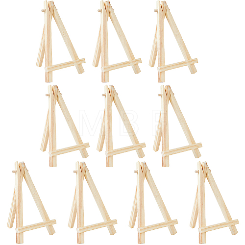 Foldable Wood Triangle Easel WOOD-WH0022-55B-1