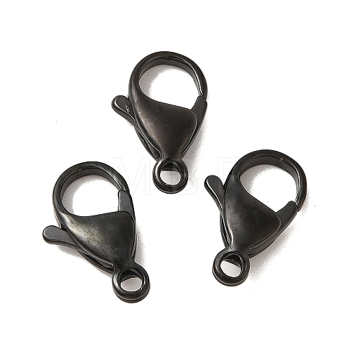 Ion Plating(IP) 304 Stainless Steel Lobster Claw Clasps STAS-AB09-B-1