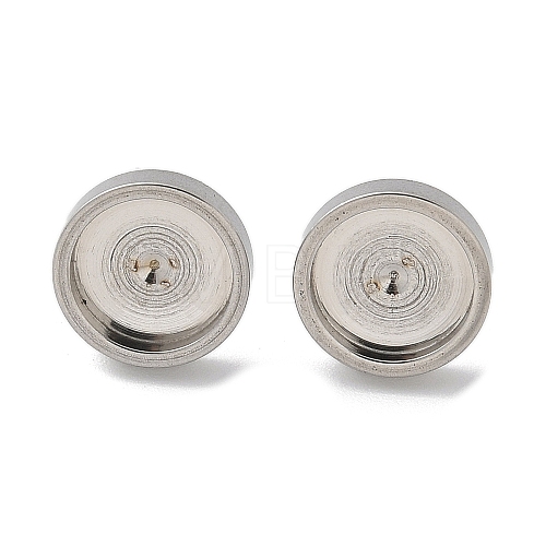 201 Stainless Steel Stud Earring STAS-C117-01B-P-1