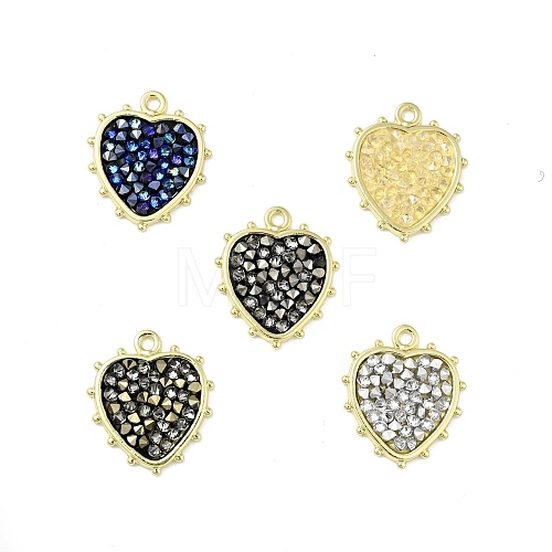 Rhinestone Pendants KK-C246-01LG-1