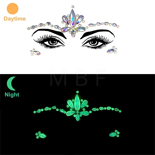 Luminous Glow in the Dark Removable Temporary Water Proof Tattoos Paper Stickers PW-WGF5E01-06-1