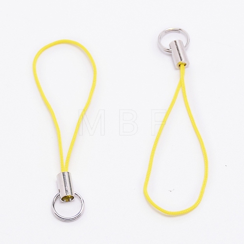 Polyester Cord Mobile Straps MOBA-WH0006-10-1