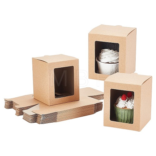 Kraft Paper Box CON-WH0080-67-1