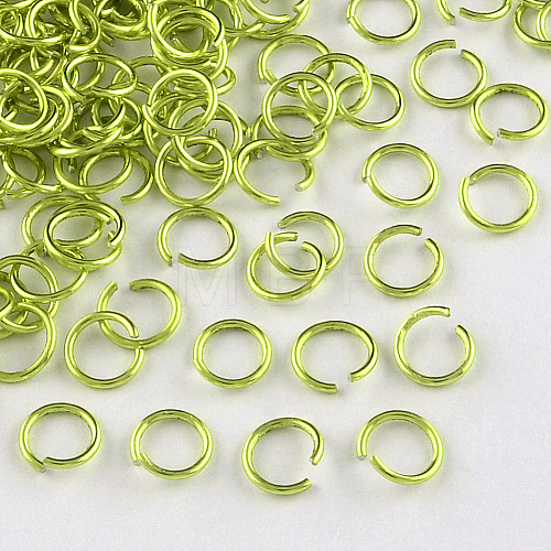 Aluminum Wire Open Jump Rings X-ALUM-R005-0.8x6-07-1