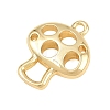 Brass Charms KK-CBA0565-09G-2