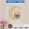 MAYJOYDIY US 1Pc PET Hollow Out Drawing Painting Stencils DIY-MA0005-45C-4