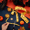 3Pcs 3 Styles Halloween Theme Printed Polyester Ribbons OCOR-BC0005-42B-3