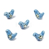 5Pcs Handmade Printed Porcelain Beads PORC-YW0001-27B-1