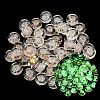 Luminous Handmade Foil Glass Beads LAMP-P020-01A-06-1