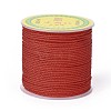 Polyester Braided Cord for Jewelry Making OCOR-F011-C09-1