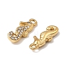 304 Stainless Steel with Crystal Rhinestone Charms STAS-G358-05G-07-2