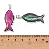 Dyed Natural Shell Pendants SH-G001-01P-3