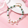 Adjustable Glass Pearl Beaded Bracelets BJEW-JB13040-4
