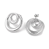 Non-Tarnish 304 Stainless Steel Stud Earrings for Women EJEW-S227-28P-2