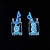 Imitation Drink Resin Pendants CRES-S359-32C-2