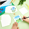 50Pcs Paper Greeting Cards AJEW-WH0752-314B-3