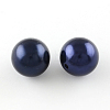 Round ABS Plastic Imitation Pearl Beads OACR-R053-24-1