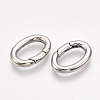 304 Stainless Steel Spring Gate Rings STAS-S079-88A-2