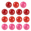 15Pcs 3 Colors Opaque Acrylic Beads SACR-TADJ0001-05B-2