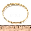 304 Stainless Steel Heart Hinged Cuff Bangles for Women SA-CBAF851-04G-5