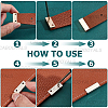 18 Bags 3 Colors Rectangle Alloy Bag Zipper Tail Ends FIND-CY0002-29B-5