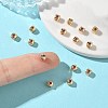 SHEGRACE Brass Cubic Zirconia Beads XGRQ4H341-682G-A-4