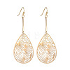 Brass Dangle Earrings FS-WGC6E98-05-1
