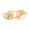 Kite Brass Half Hoop Stud Earrings for Women EJEW-G391-23G-3