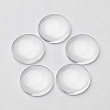 Clear Glass Cabochons GGLA-G005-1