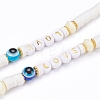 Polymer Clay Heishi Beaded Mobile Straps HJEW-JM00429-5